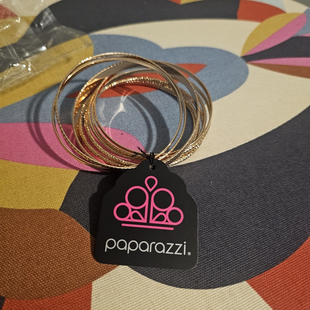 Paparazzi Gold Bangle Bracelets